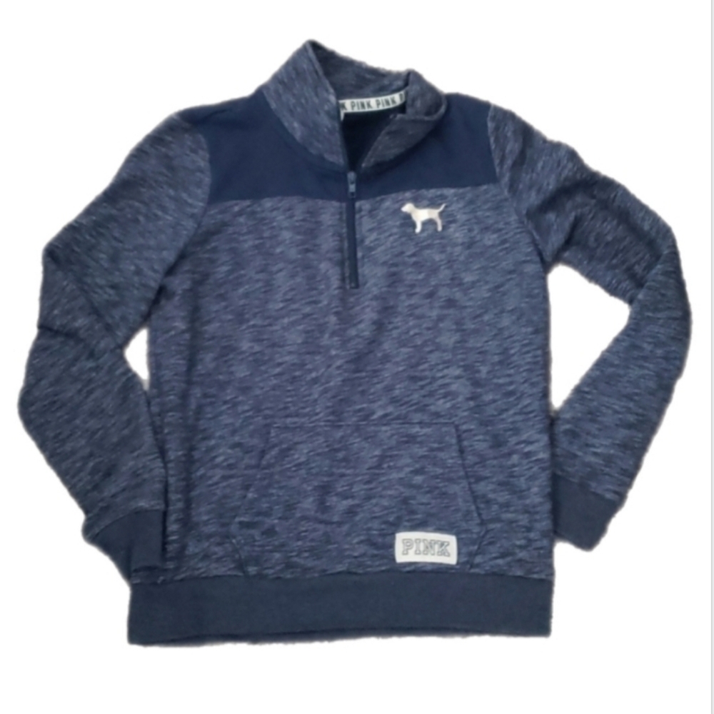 Victoria secret blue pull over sweater